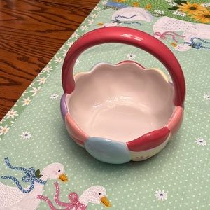 Pottery Easter basket